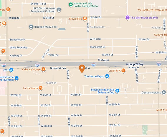 Map of Denuna & Westbrook, PLLC